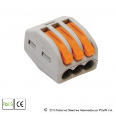 Conector Derivador Conexión Rápida 3 Puntos 1 a 2 